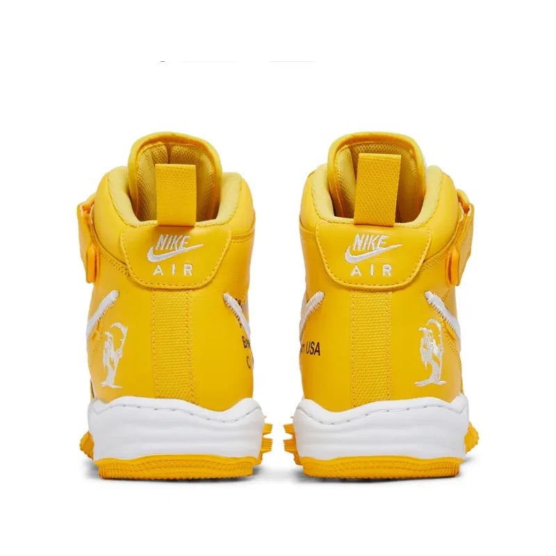 NIKE AIR FORCE 1 MID SP OFF-WHITE VARSITY MAIZE