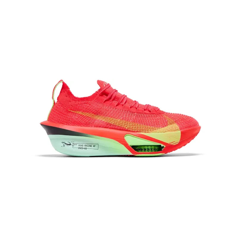 NIKE AIR ZOOM ALPHAFLY NEXT% 3 BRIGHT CRIMSON LIME BLAST MINT FOAM CAVE PURPLE