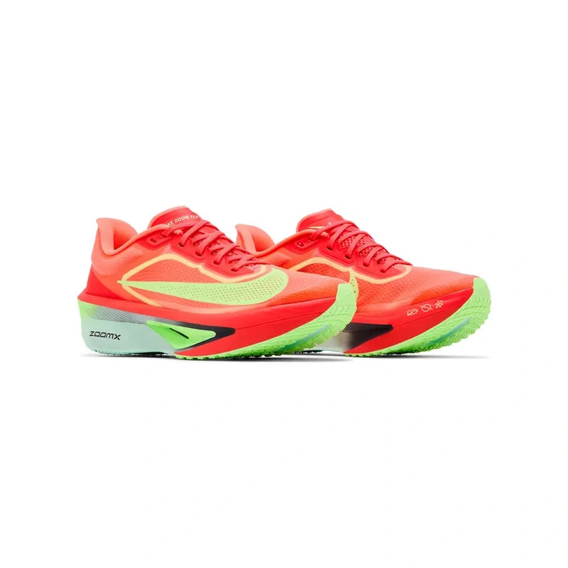NIKE ZOOM FLY 6 BRIGHT CRIMSON LIME BLAST MINT FOAM CAVE PURPLE