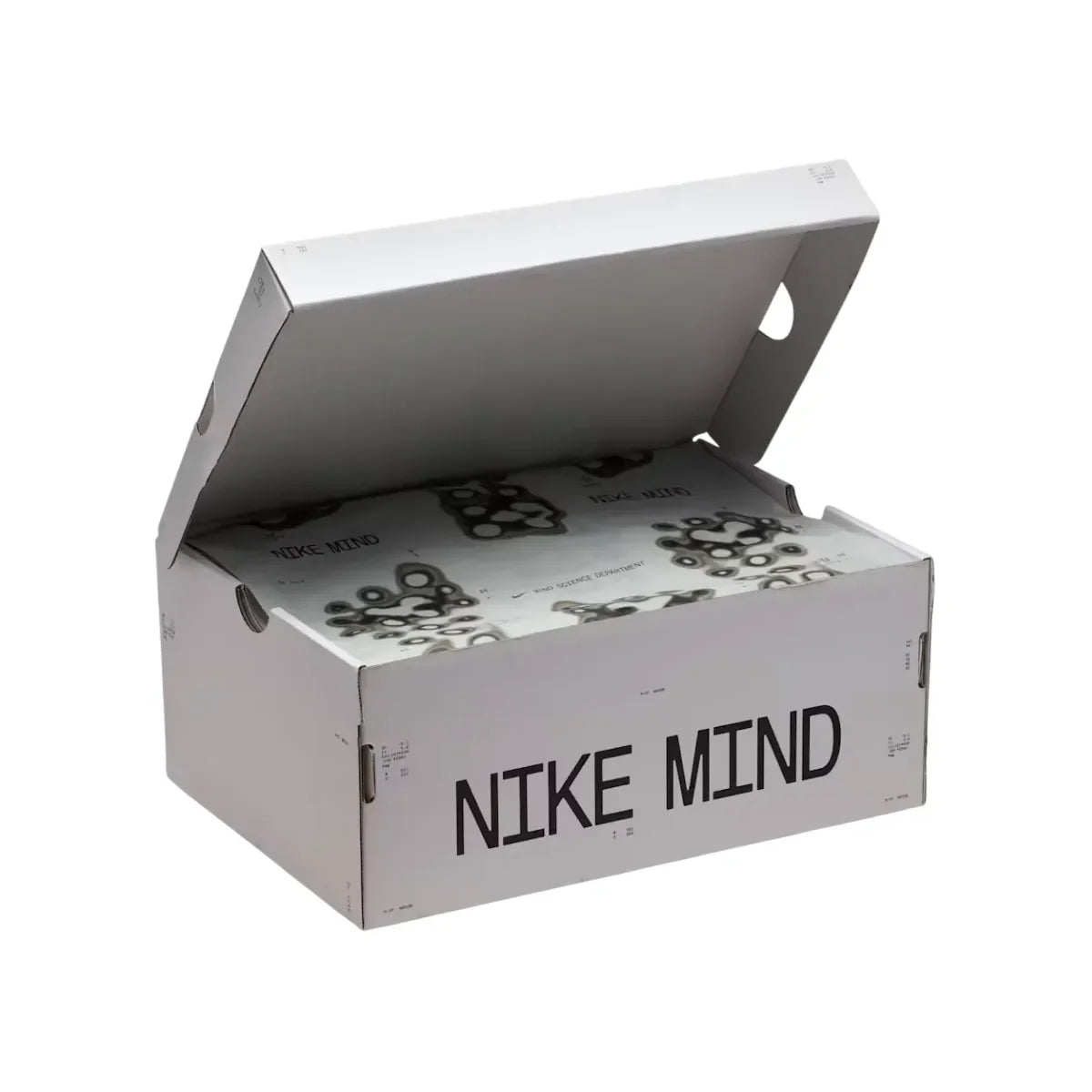 NIKE MIND 001 SLIDE SOLAR RED box