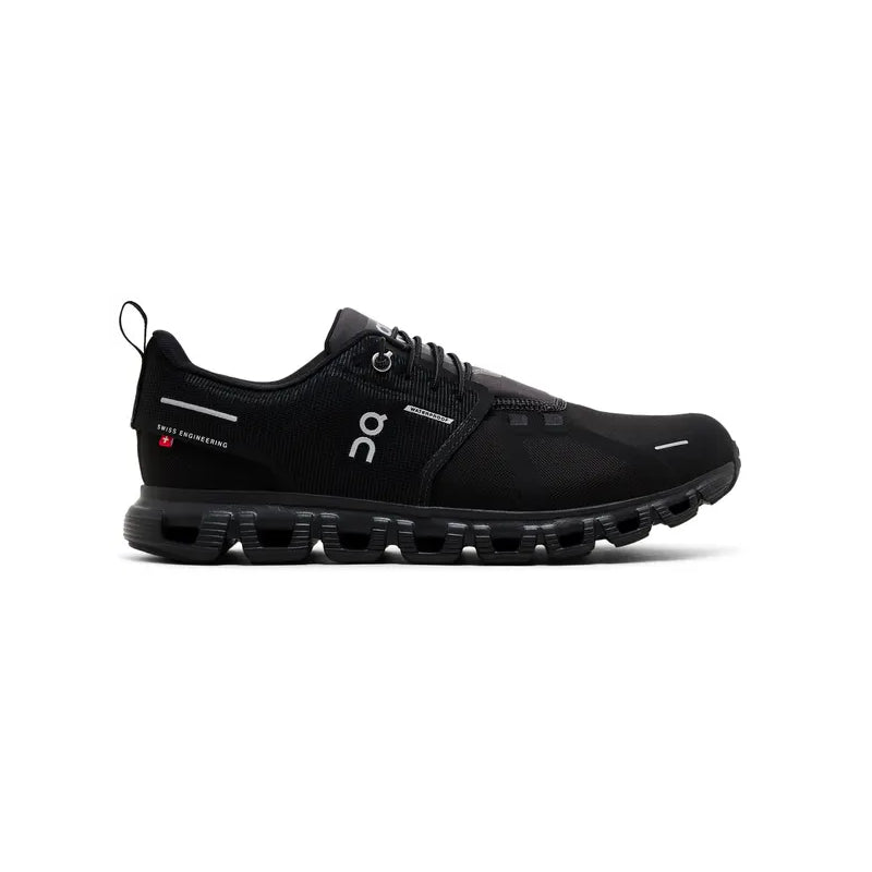 ON RUNNING CLOUD 6 WATERPROOF ALL BLACK
