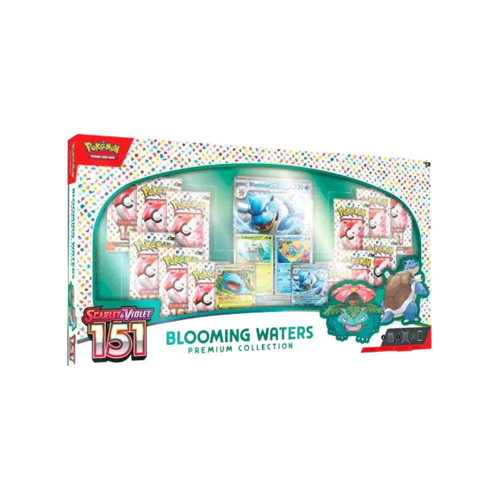 POKEMON SCARLET & VIOLET 151 BLOOMING WATERS PREMIUM COLLECTION BOX