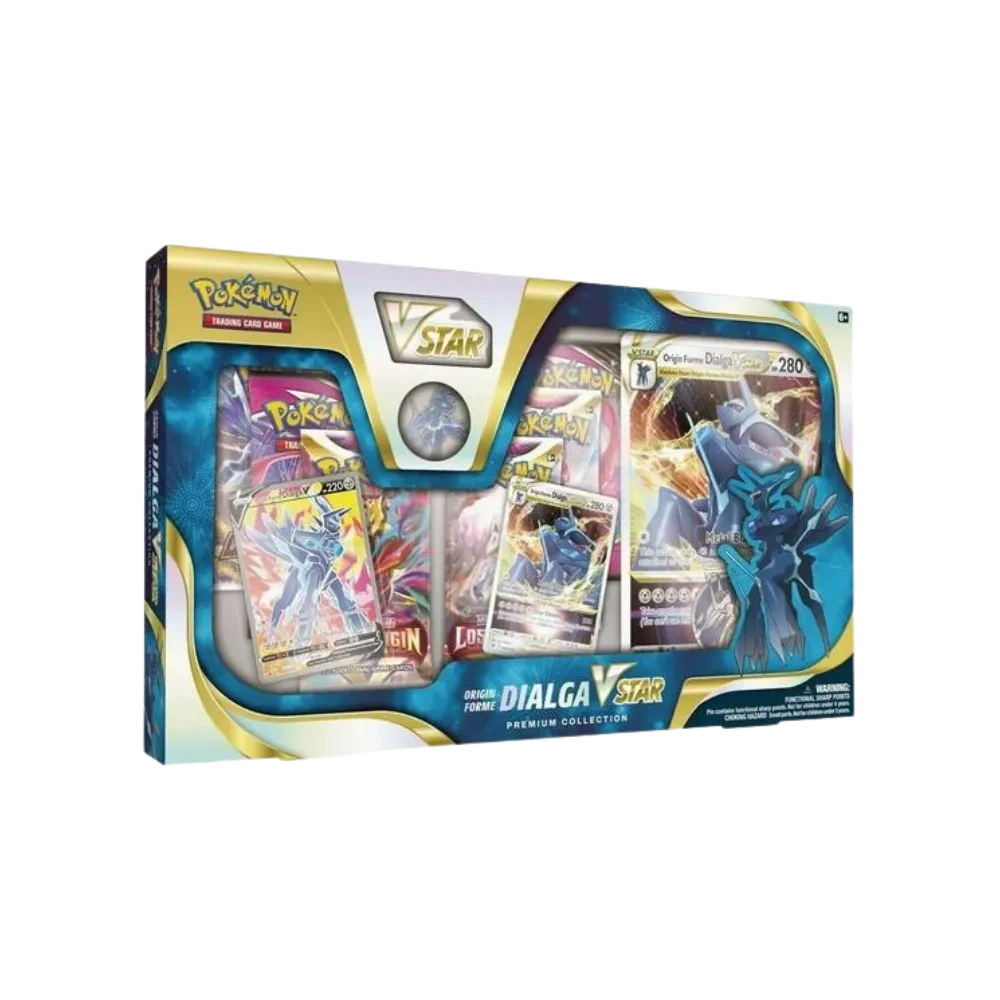 POKEMON SWORD & SHIELD ORIGIN FORME DIALGA VSTAR PREMIUM COLLECTION