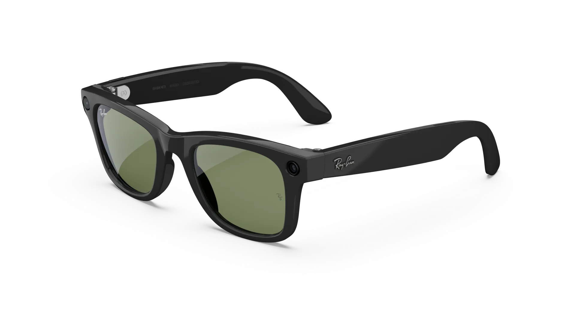 RAY-BAN META WAYFARER 'SHINY BLACK/GREEN' - GEN 2