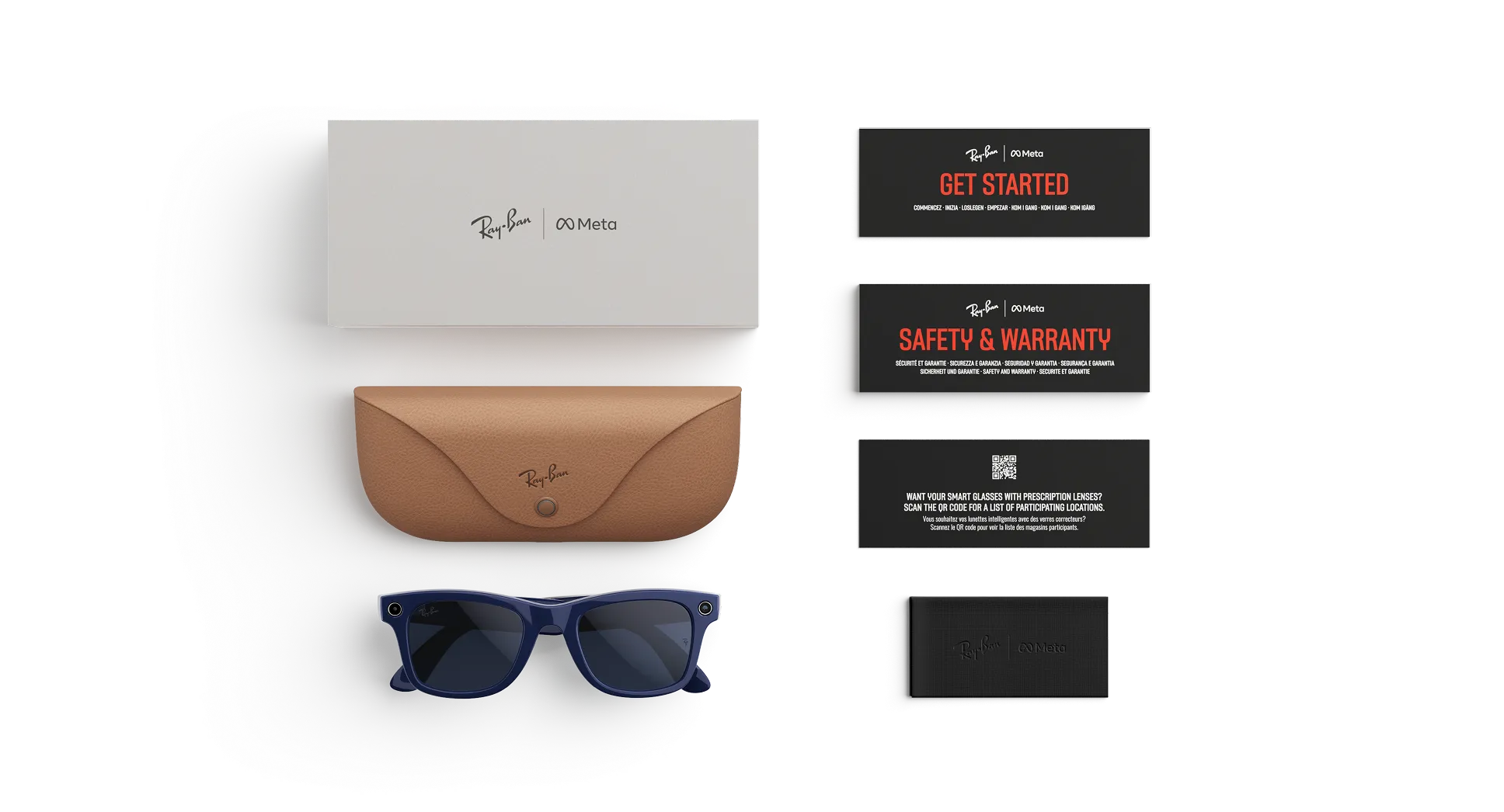 RAY-BAN META WAYFARER 'SHINY COSMIC BLUE/CLEAR TO SAPPHIRE TRANSITIONS®' - GEN 2