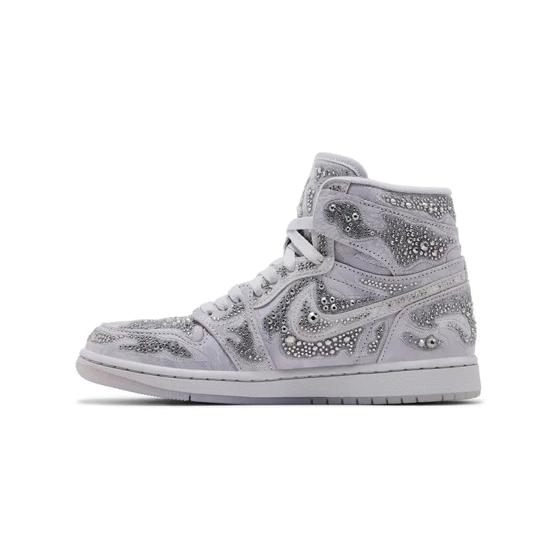 SWAROVSKI X AIR JORDAN 1 HIGH OG 'VAST GREY'