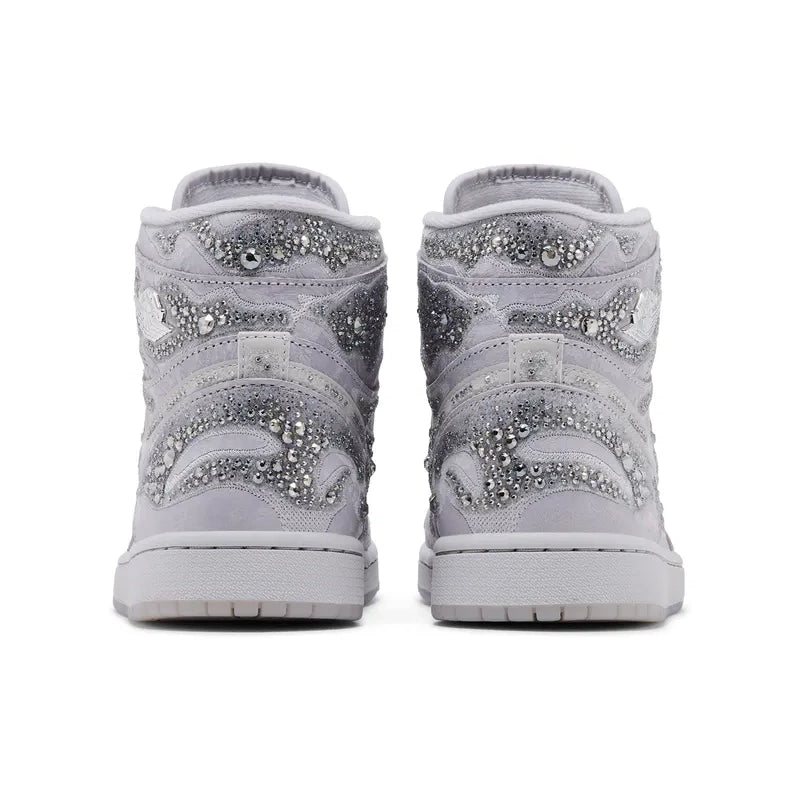 SWAROVSKI X AIR JORDAN 1 HIGH OG 'VAST GREY'