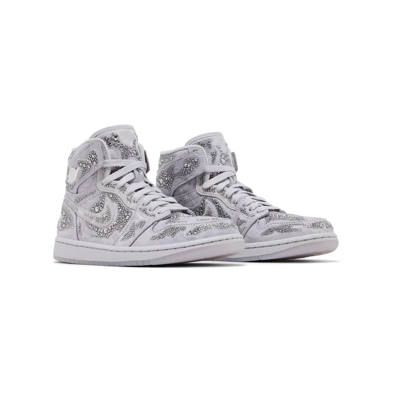 SWAROVSKI X AIR JORDAN 1 HIGH OG 'VAST GREY'