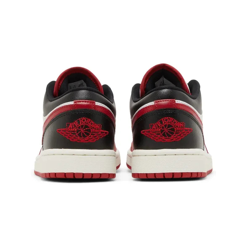 WMNS JORDAN 1 LOW WHITE GYM RED