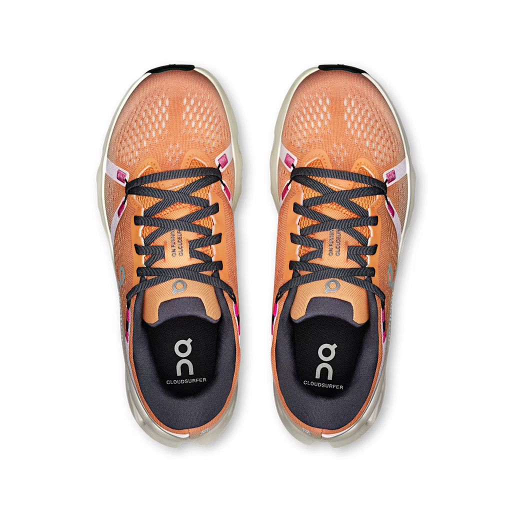 ON RUNNING CLOUDSURFER 2 TANGERINE IVORY