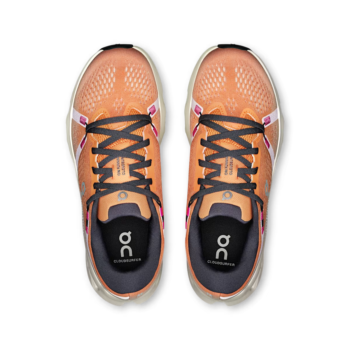 ON RUNNING CLOUDSURFER 2 TANGERINE IVORY
