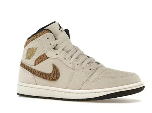 JORDAN 1 MID BROWN ELEPHANT