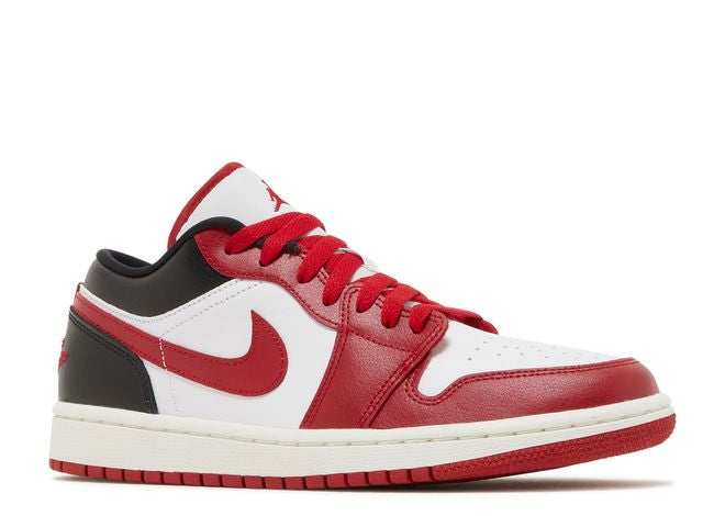 WMNS JORDAN 1 LOW WHITE GYM RED