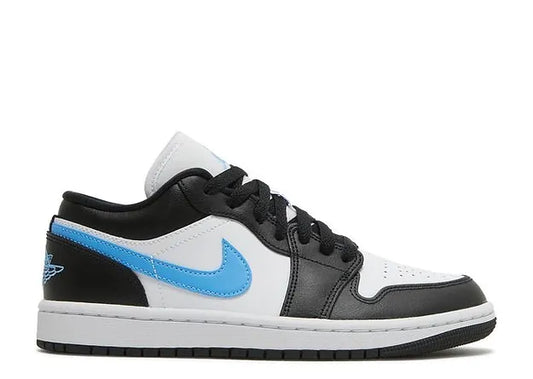 JORDAN 1 LOW BLACK UNIVERSITY BLUE