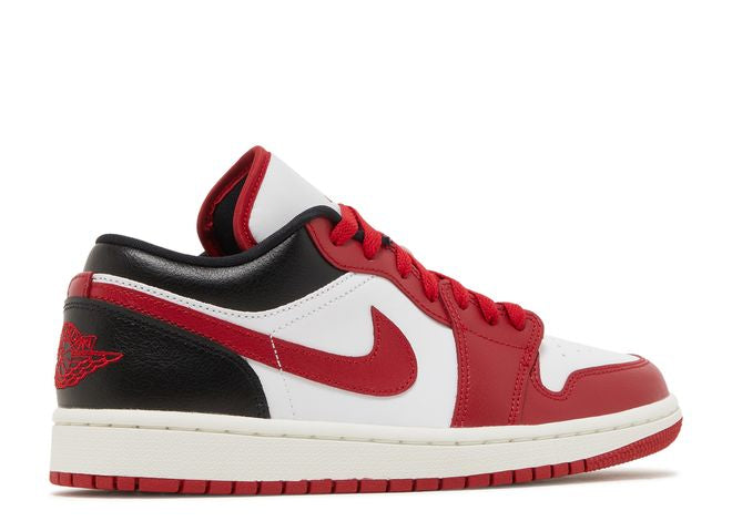 WMNS JORDAN 1 LOW WHITE GYM RED