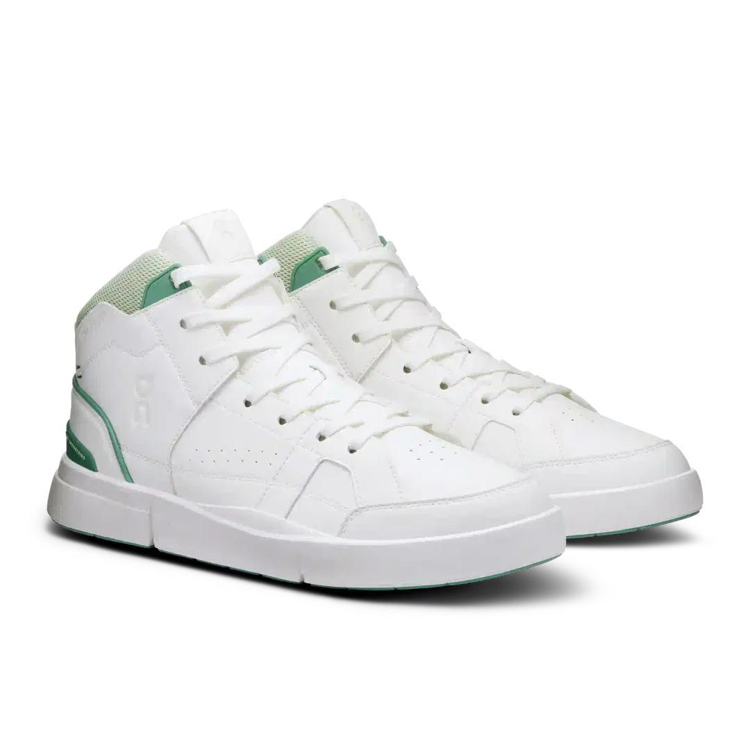 ON RUNNING THE ROGER CLUBHOUSE MID WHITE GREEN