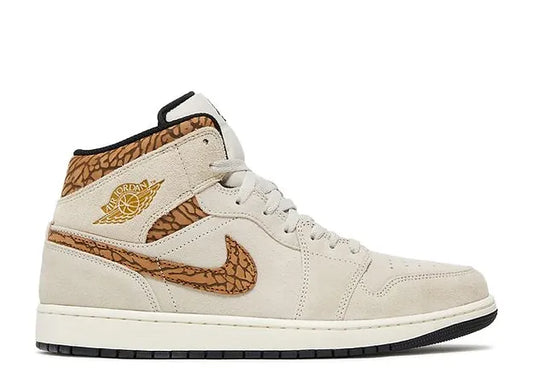 JORDAN 1 MID BROWN ELEPHANT