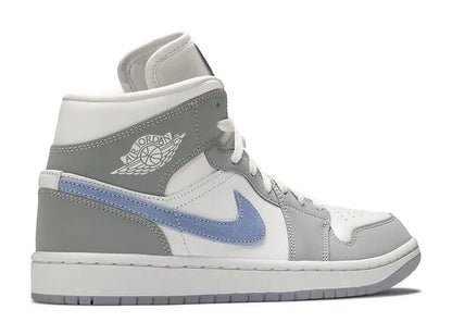 JORDAN 1 MID WOLF GREY ALUMINIUM