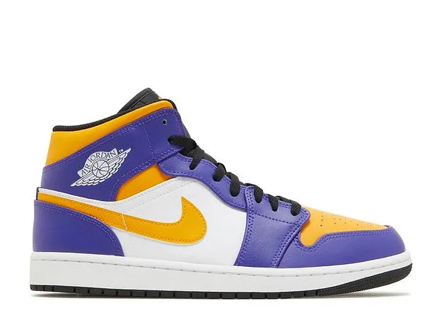 JORDAN 1 MID LAKERS