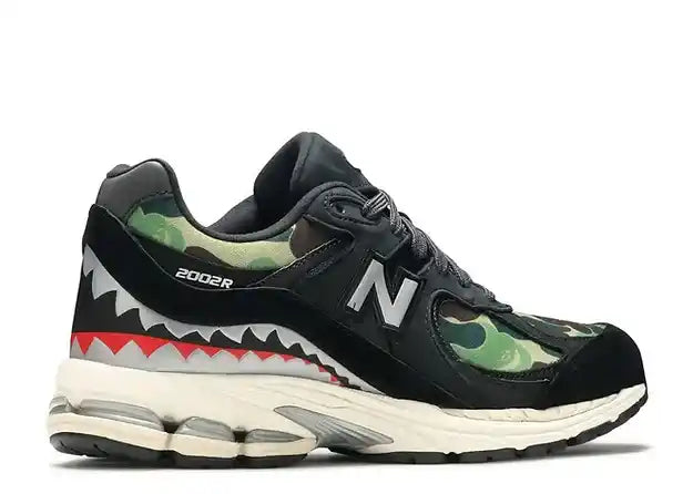 NEW BALANCE BAPE X 2002R APES TOGETHER STRONG  BLACK CAMO