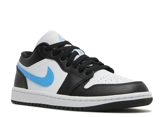 JORDAN 1 LOW BLACK UNIVERSITY BLUE
