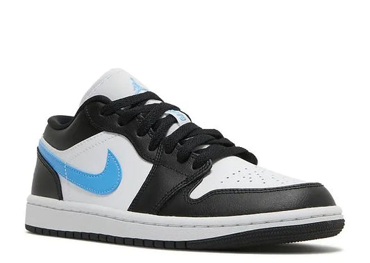 JORDAN 1 LOW BLACK UNIVERSITY BLUE