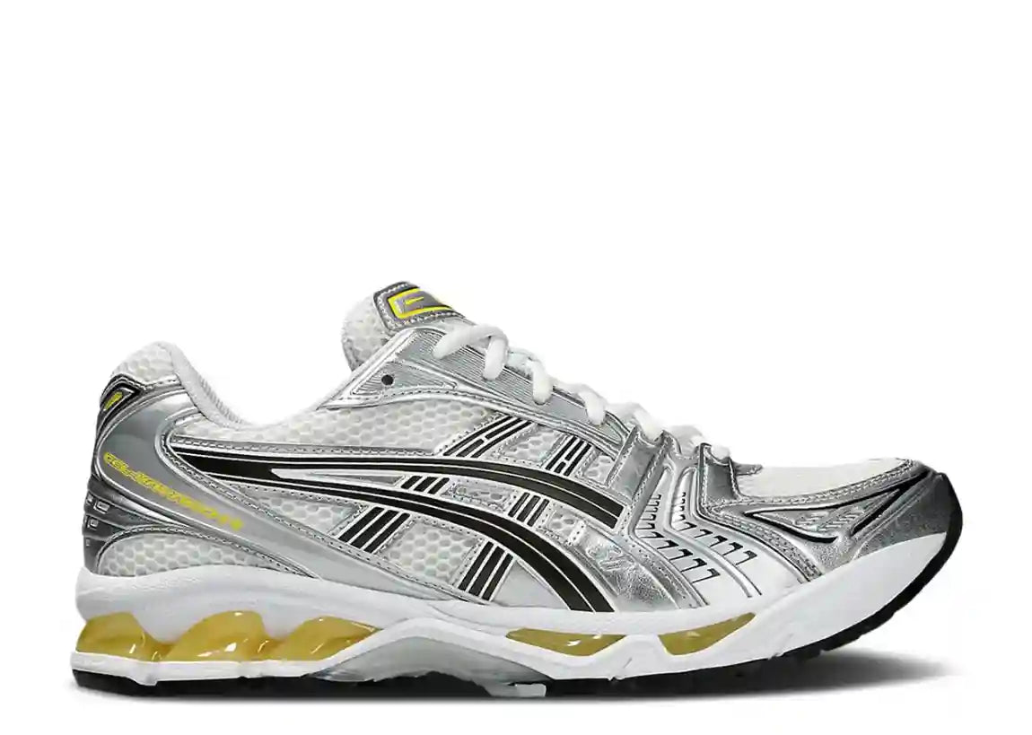 ASICS GEL KAYANO 14 WHITE TAI CHI YELLOW