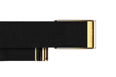WHOOP 4.0 ONYX WITH GOLD SUPERKNIT BAND