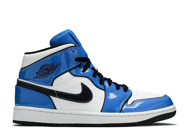 JORDAN 1 MID SIGNAL BLUE