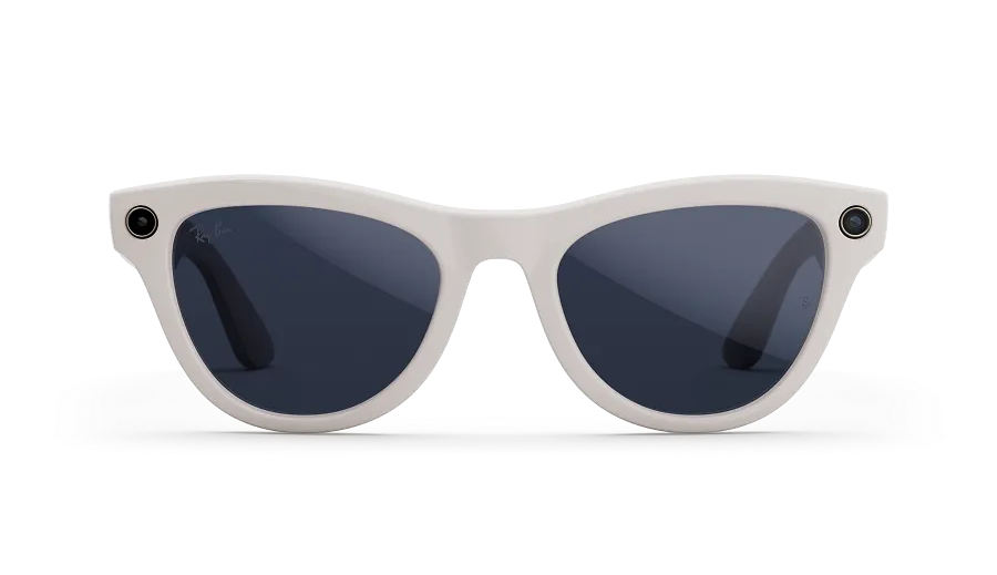 RAY-BAN META SKYLER - SHINY CHALKY GRAY / TRANSITIONS LENS (GEN 2)