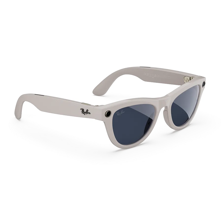 RAY-BAN META SKYLER - SHINY CHALKY GRAY / TRANSITIONS LENS (GEN 2)