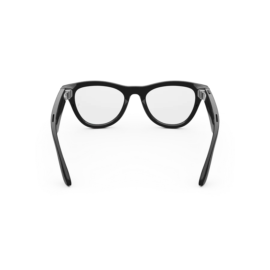 RAY-BAN META SKYLER - SHINY BLACK / CLEAR LENS (GEN 2)