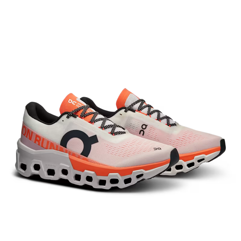 ON RUNNING CLOUDMONSTER 2 WHITE FLAME