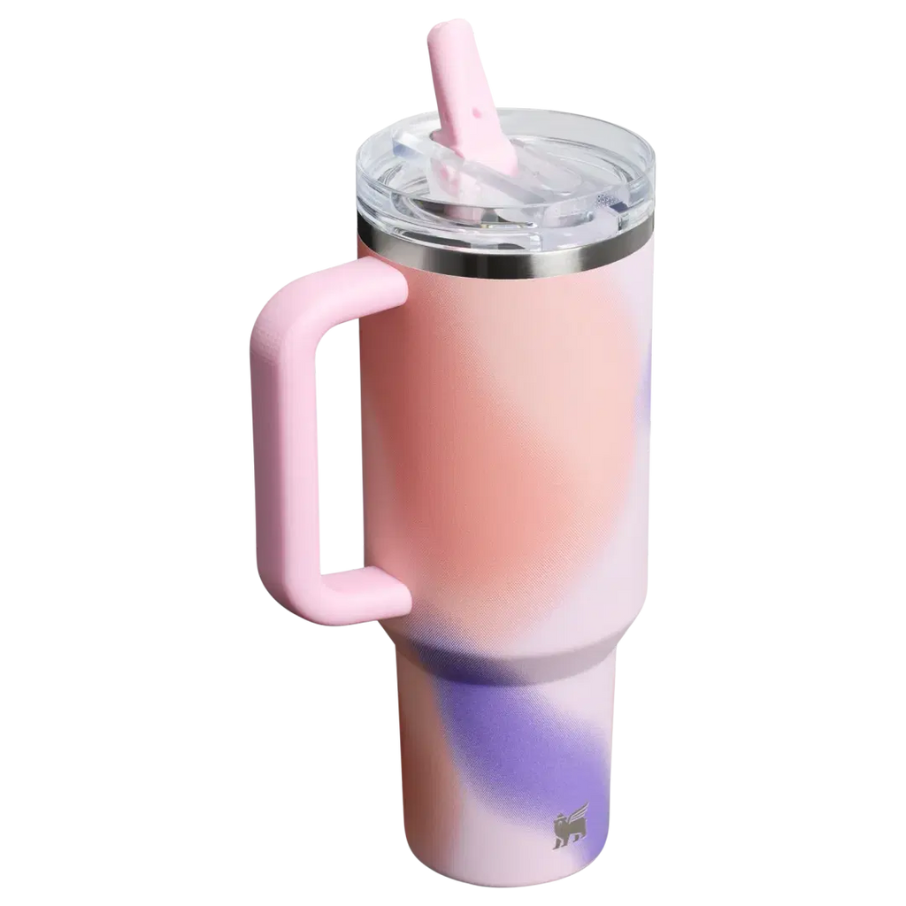 STANLEY THE NEW FREQUENCY QUENCHER PROTOUR FLIP STRAW TUMBLER ROSE PETAL MOTION