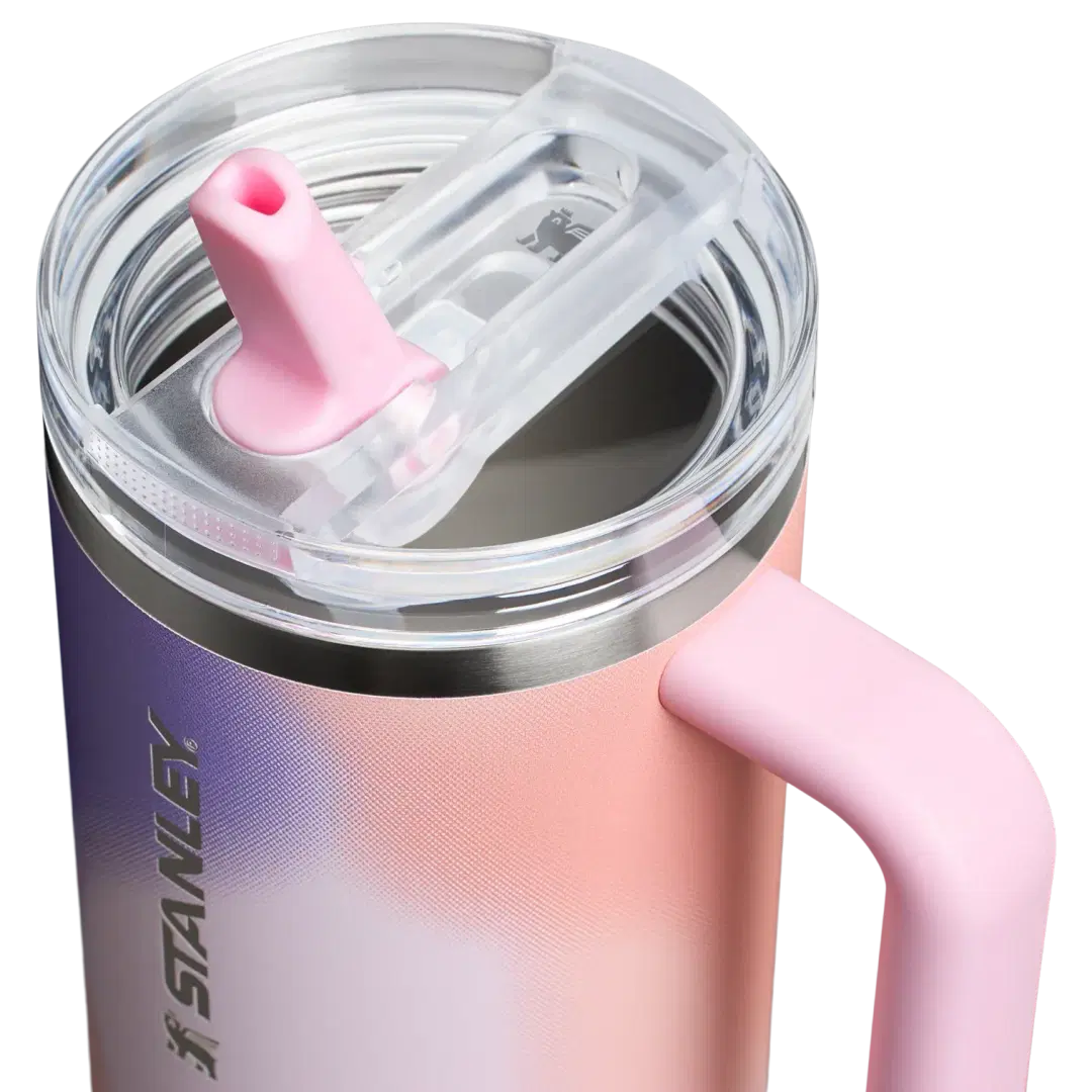 STANLEY THE NEW FREQUENCY QUENCHER PROTOUR FLIP STRAW TUMBLER ROSE PETAL MOTION