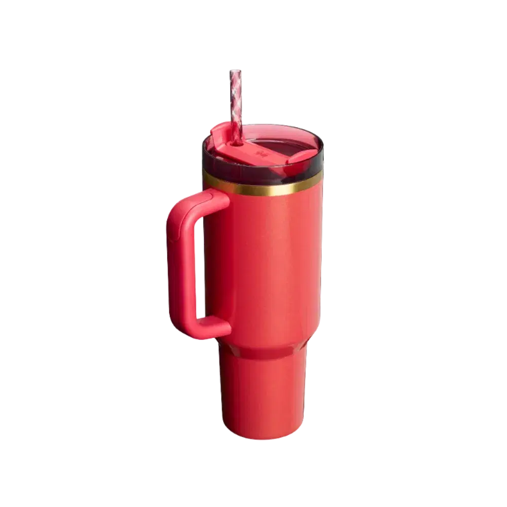 STANLEY THE QUENCHER H2.0 FLOWSTATE TUMBLER SCARLET TINSEL
