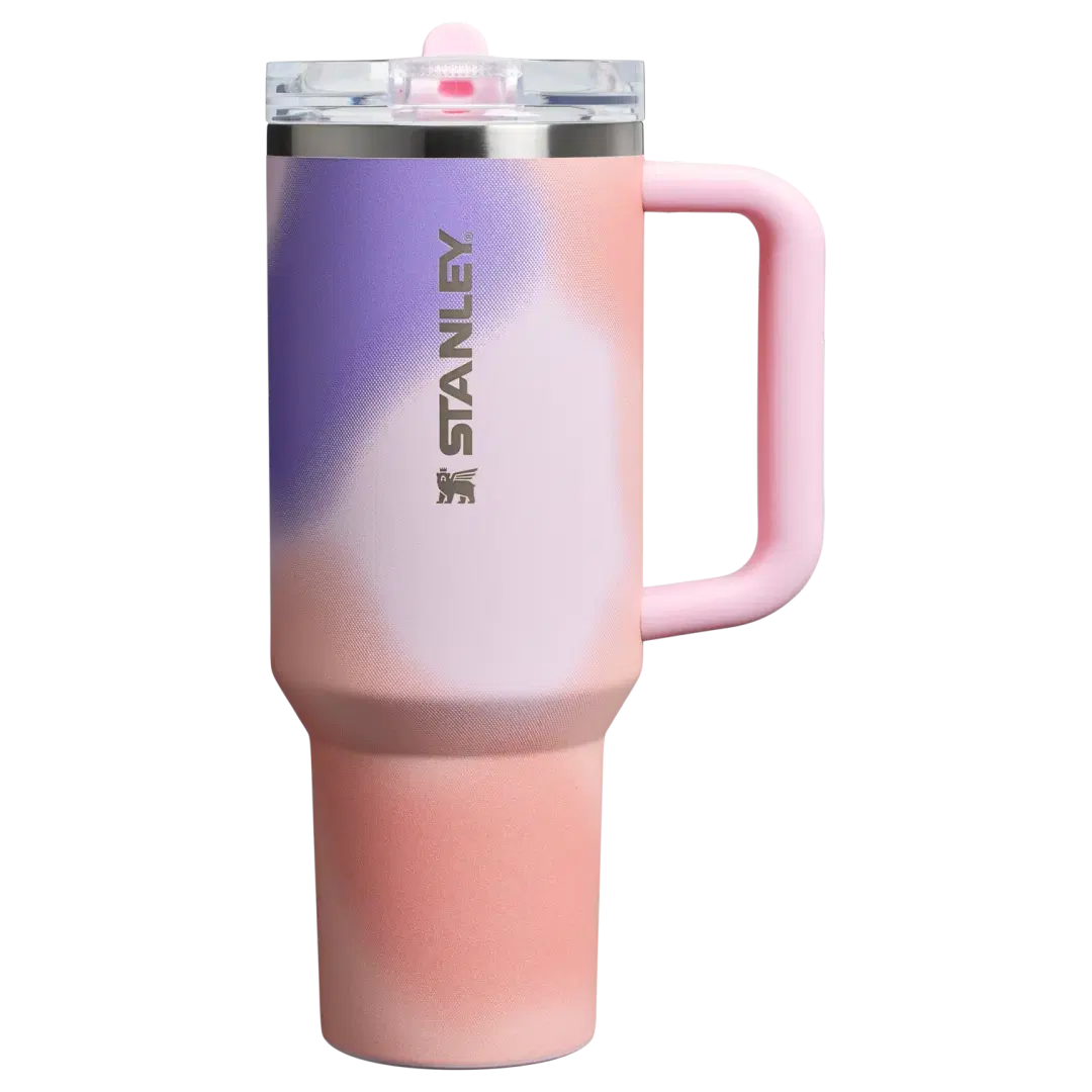 STANLEY THE NEW FREQUENCY QUENCHER PROTOUR FLIP STRAW TUMBLER ROSE PETAL MOTION