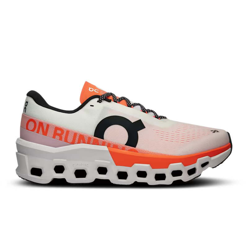 ON RUNNING CLOUDMONSTER 2 WHITE FLAME