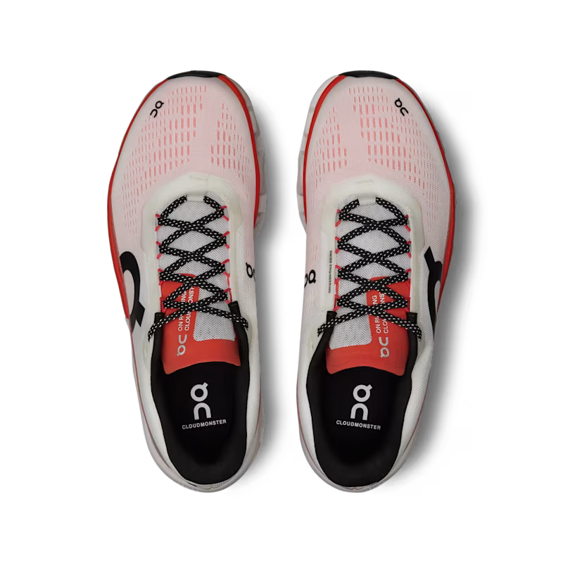 ON RUNNING CLOUDMONSTER 2 WHITE FLAME